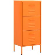 Úložná skříň oranžová 336183 - Skříň