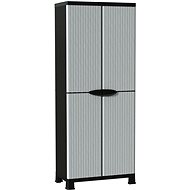 Plastová skříňka ratanový design 337899 - Cabinet