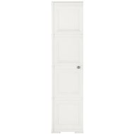 Plastová skříňka design dřeva bílá 340600 - Skříňka