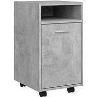 Storage cabinet on wheels grey 803051 - Cabinet