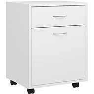 Skříňka na kolečkách bílá 808440 - Cabinet