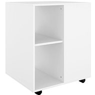 Skříňka na kolečkách bílá 808458 - Cabinet