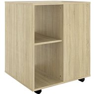 Cabinet on wheels oak sonoma 808461 - Cabinet
