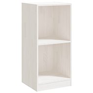 Storage cabinet white solid pine wood 809931 - Cabinet