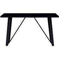 Jídelní stůl černý 160 × 80 × 75 cm, 281557 - Jídelní stůl