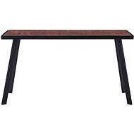 Jedálenský stôl tmavé drevo a čierny 140 × 70 × 75 cm, 281863 - Jedálenský stôl