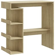 Barový stůl s úložným regálem, 809452 - Barový stůl