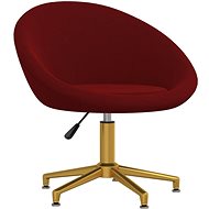 Jídelní židle vínová samet, 330468 - Jídelní židle