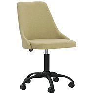 Otočná jídelní židle zelená textil, 330873 - Jídelní židle