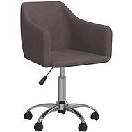 Otočná jídelní židle taupe textil, 331171 - Jídelní židle