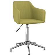 Otočná jídelní židle zelená textil, 331192 - Jídelní židle