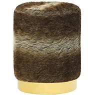 Kulatá stolička mix barev plyš, 340250 - Stool
