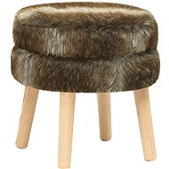 Kulatá stolička mix barev plyš, 340280 - Stool
