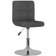 Barová židle tmavě šedá textil, 334200 - Barová židle