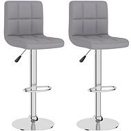 Barové židle 2 ks světle šedé textil, 334239 - Barová židle