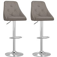 Barové židle 2 ks tmavě šedé textil, 339307 - Barová židle