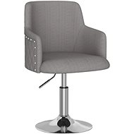 Barová židle tmavě šedá textil, 339390 - Barová židle