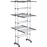 SHUMEE 3 tier clothes dryer with wheels silver 60 × 70 × 129 cm - Laundry Dryer