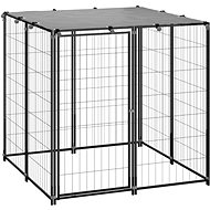 SHUMEE black 110 × 110 × 110 cm steel, 150781 - Dog Pen