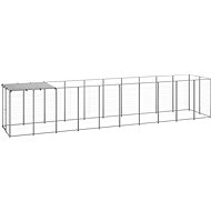 SHUMEE silver 6,05 m2 steel, 3082204 - Dog Pen