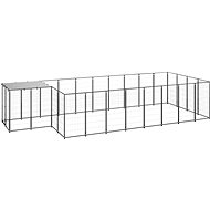 SHUMEE black 10,89 m2 steel, 3082207 - Dog Pen