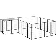 SHUMEE black 8,47 m2 steel, 3082212 - Dog Pen