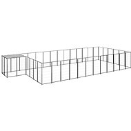 SHUMEE black 22,99 m2 steel, 3082216 - Dog Pen
