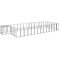 SHUMEE black 26,62 m2 steel, 3082217 - Dog Pen