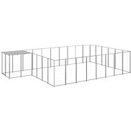 SHUMEE silver 15,73 m2 steel, 3082221 - Dog Pen