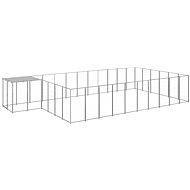 SHUMEE silver 19,36 m2 steel, 3082222 - Dog Pen