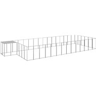 SHUMEE silver 26,62 m2 steel, 3082224 - Dog Pen