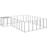 SHUMEE silver 15,73 m2 steel, 3082233 - Dog Pen