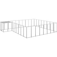 SHUMEE silver 20,57 m2 steel, 3082234 - Dog Pen