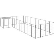 SHUMEE silver 13,31 m2 steel, 3082244 - Dog Pen