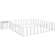 SHUMEE silver 31,46 m2 steel, 3082247 - Dog Pen