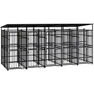 Outdoor SHUMEE with roof steel 9,22 m2, 3097950 - Dog Pen