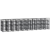 Outdoor SHUMEE with roof steel 18,43 m2, 3097955 - Dog Pen