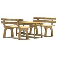 3dílný zahradní jídelní set impregnované borové dřevo, 3096602 - Zahradní nábytek