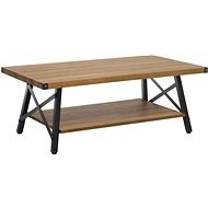 BELIANI tmavé dřevo 100 × 55 cm CARLIN - Konferenční stolek