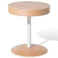 Hnědý kulatý BELIANI na kávu OREGON - Side Table