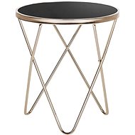 BELIANI na kávu černá a zlatá MERIDIAN II - Side Table