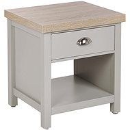 BELIANI se zásuvkou šedý CLIO - Night Stand