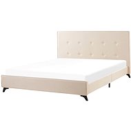 BELIANI postel AMBASSADOR 160 × 200 cm, béžová - Postel