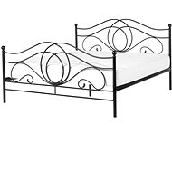 BELIANI postel LYRA 160 × 200 cm, kov, černá - Postel