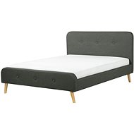 BELIANI postel RENNES 140 × 200 cm, šedá - Postel