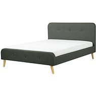 BELIANI postel RENNES 160 × 200 cm, šedá - Postel