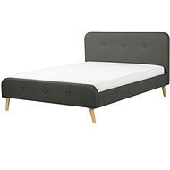 BELIANI postel RENNES 180 × 200 cm, šedá - Postel