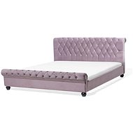BELIANI postel Chesterfield AVALLON 180 × 200 cm, růžová - Postel