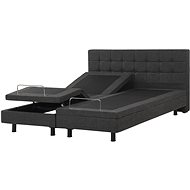 BELIANI elektricky polohovací postel DUKE 180 × 200 cm, šedá - Postel
