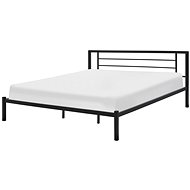 BELIANI postel s rámem CUSSET 180 × 200 cm, kovová, černá - Postel